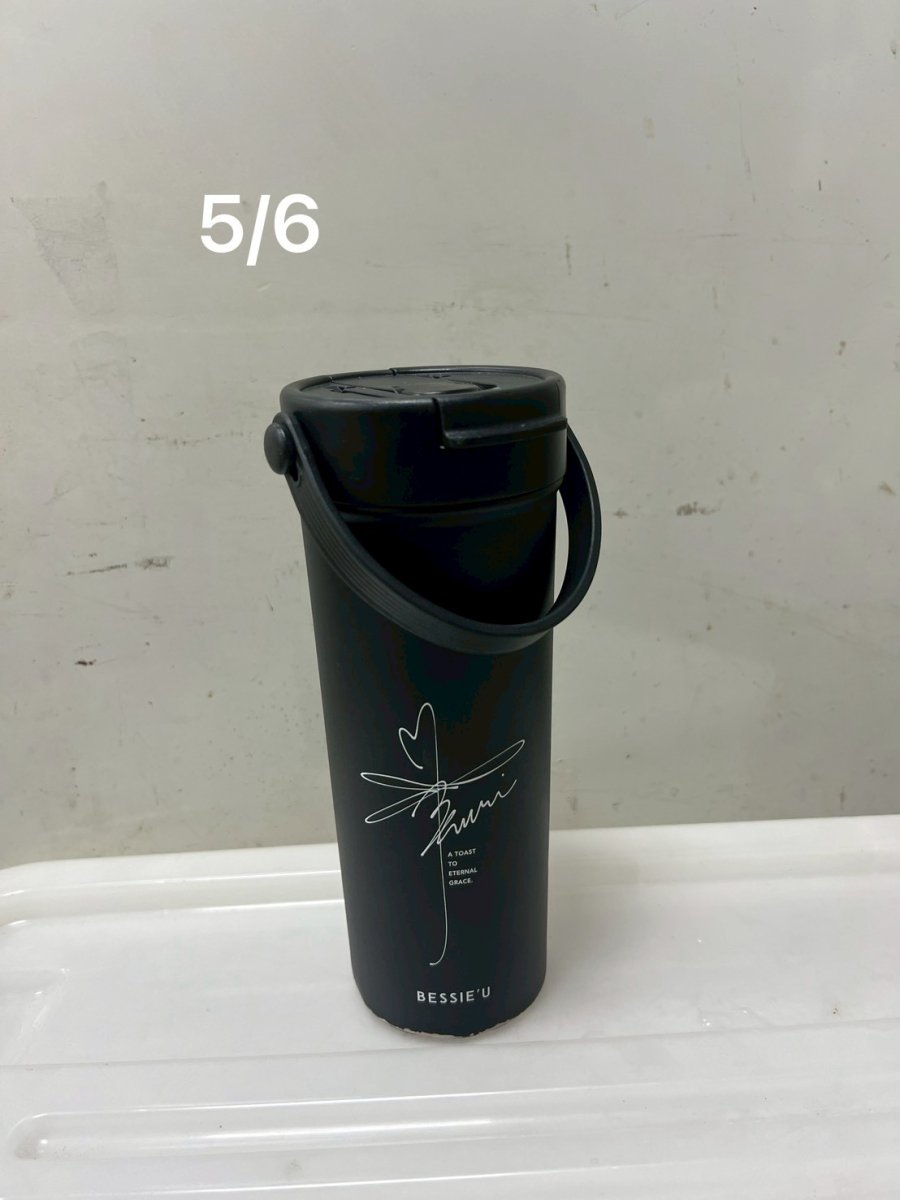 黑色保溫杯