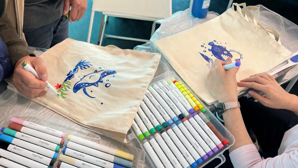 把海洋帶回日常｜海洋館絹印體驗開放中